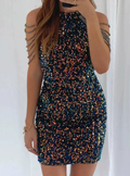 Fringe Evening Dress