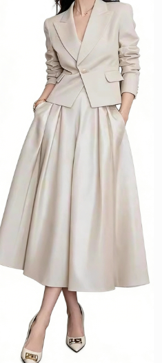 Suit Skirt Set
