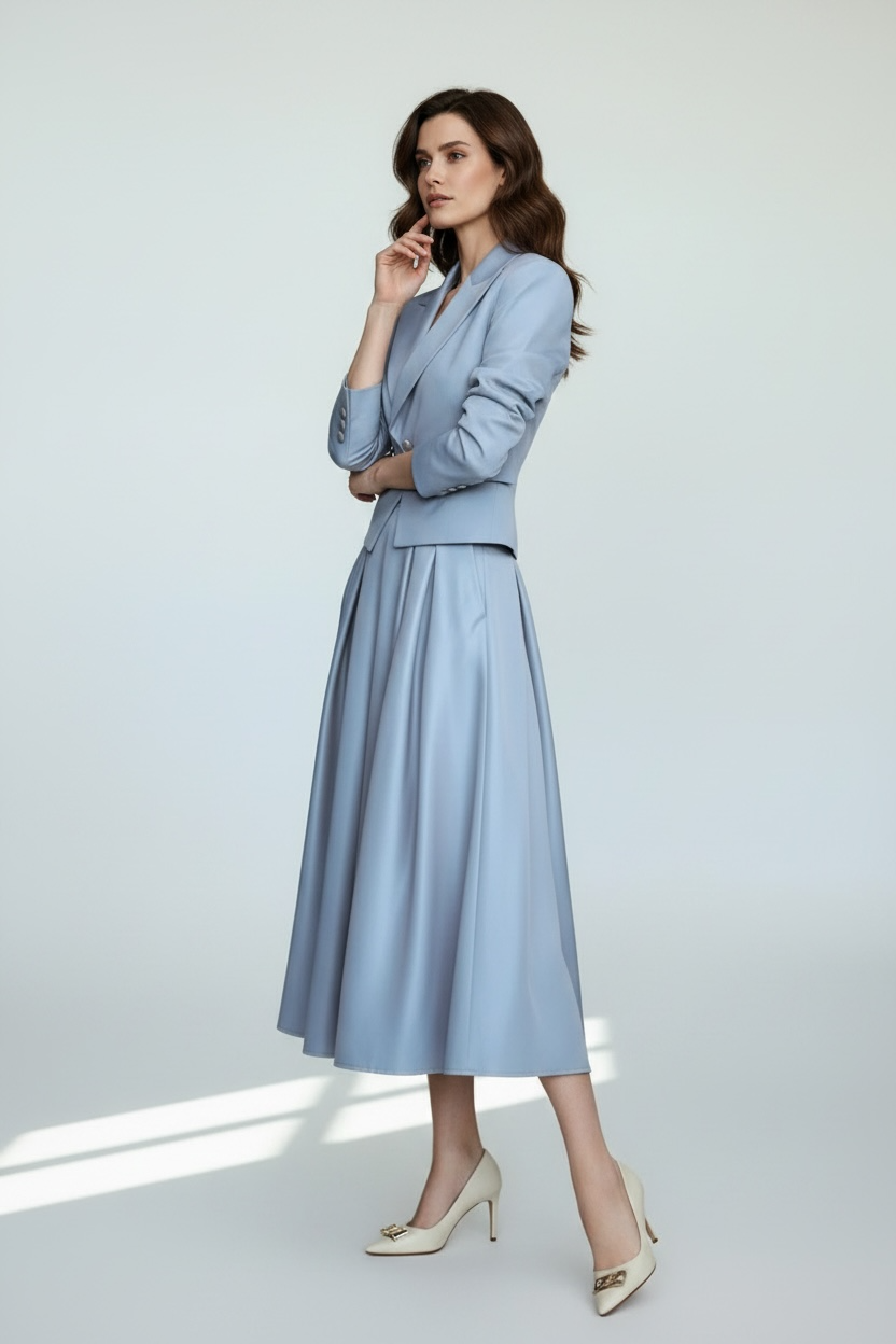 Suit Skirt Set