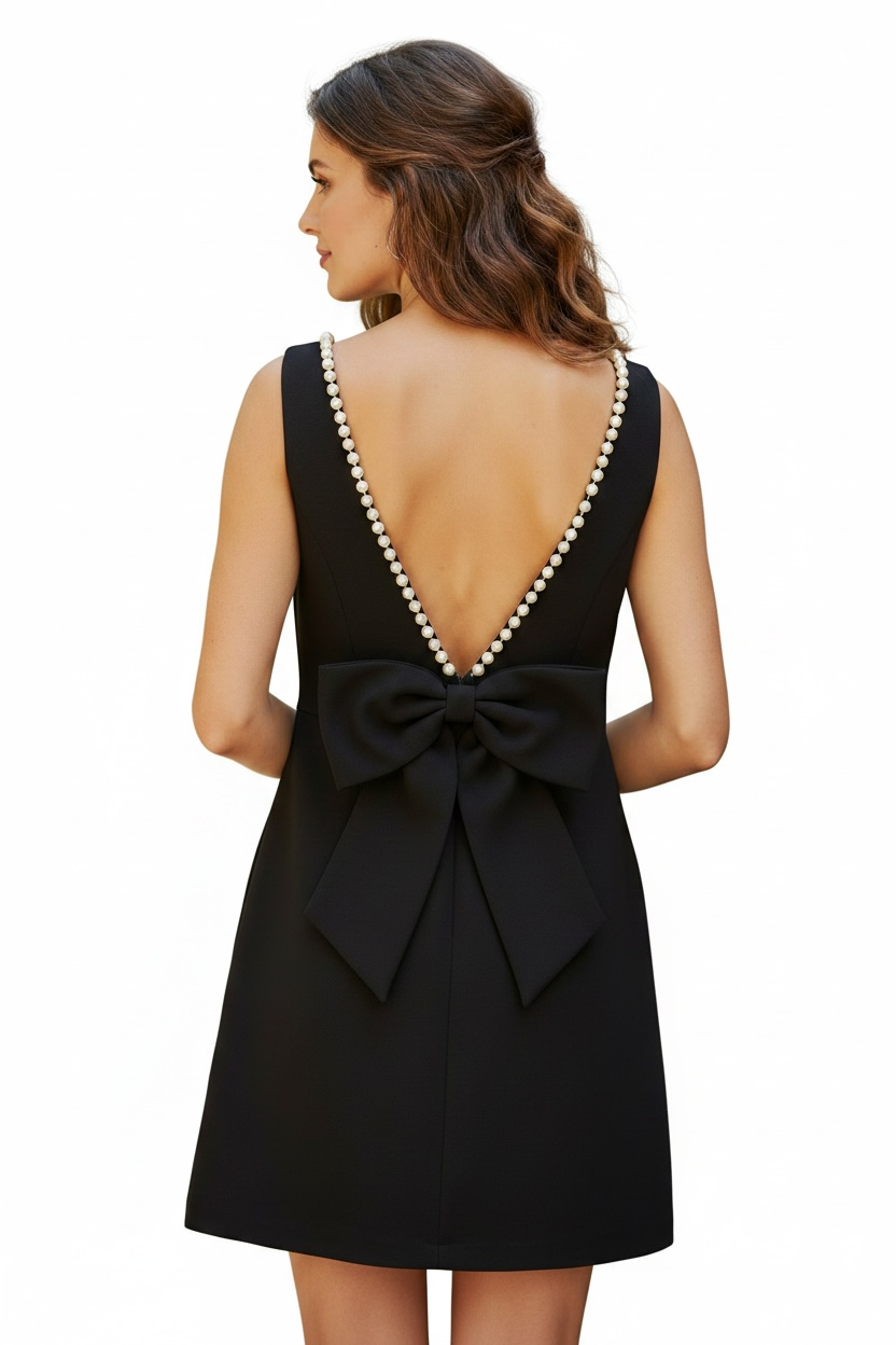Bowknot Evening Dress