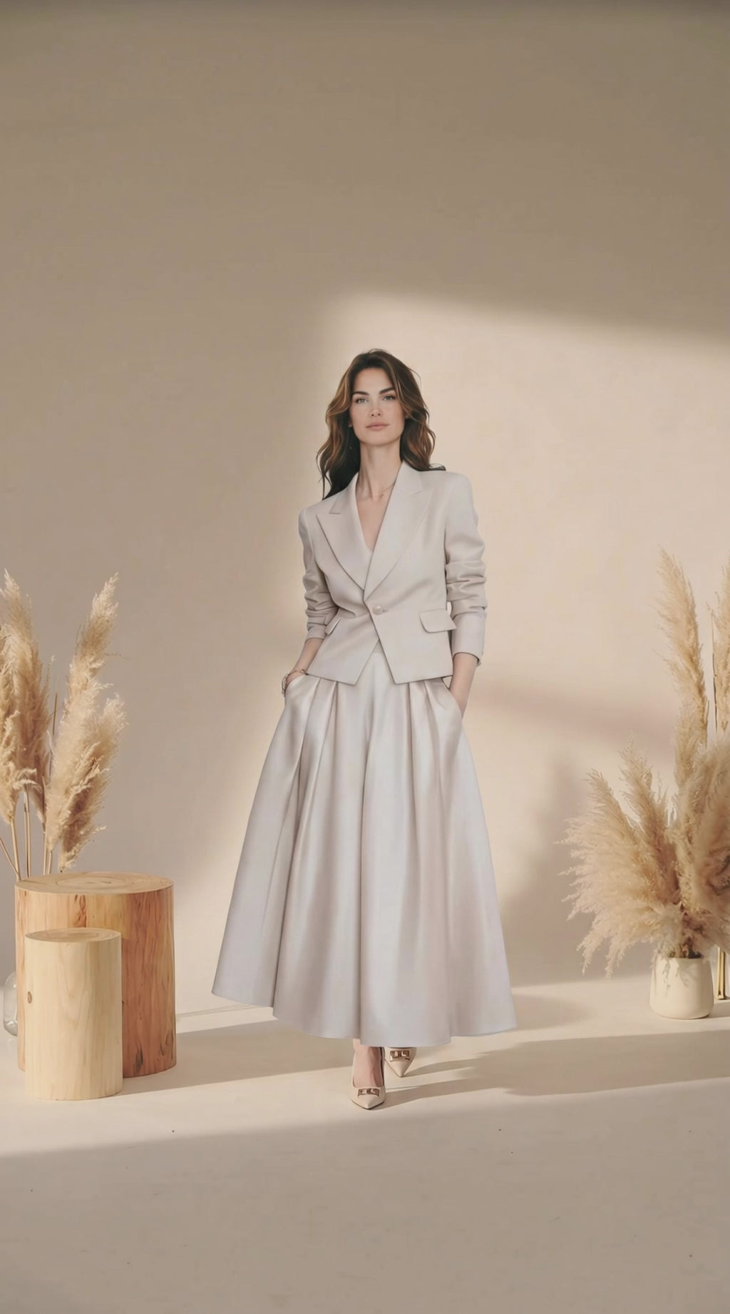 Suit Skirt Set