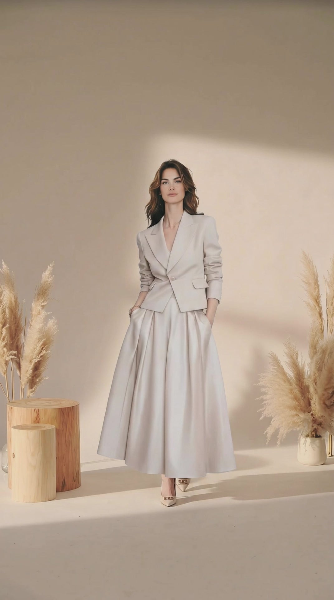 Suit Skirt Set