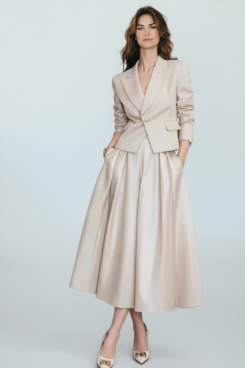 Suit Skirt Set